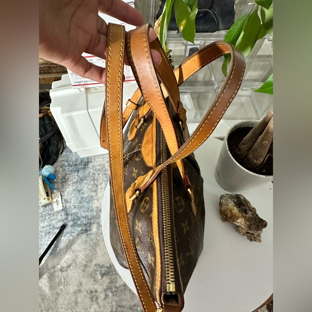 Louis Vuitton Palermo Monogram Brown and Tan Tote pm - Picture 7 of 9